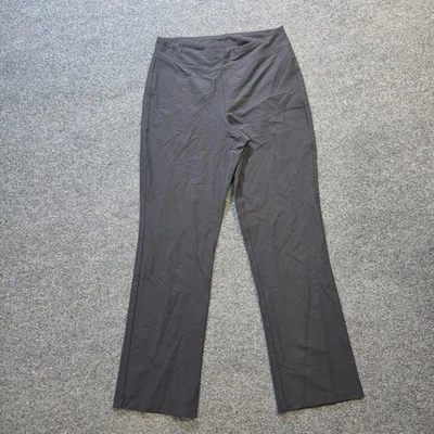 Eileen Fisher Pants Womens Small Gray Stretch Elastic Waist Straight Leg Career - Image 1 of 4