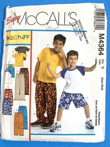 Camisa Pantalones Cortos McCall's 2004 Niño Talla Xsm - Pequeña Sin Cortar Patrón # M4364 - Imagen 1 de 2