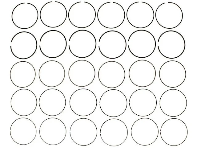 Conjunto de anel de pistão Mahle 11CTKW95 para Mazda 6 CX9 2008 2009 2010 2011 - Imagem 1 de 1