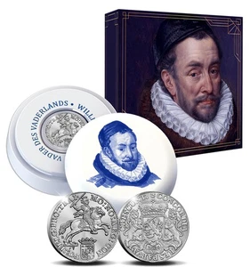 PAESI BASSI Ducaton 2024 'Silver Rider' 1 oncia Royal Delft Edizione Mtg.200 - Foto 1 di 7