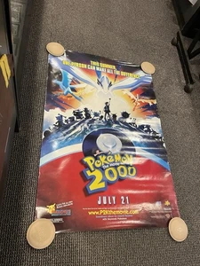 Pokémon Der Film 2000 Poster 1999 Doppelseitiger Anime 27x40 - Bild 1 von 1