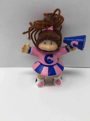Vestido vintage 1985 Cabbage Patch Kid Cheerleader rosa azul pelo castaño Foto 1 de 2