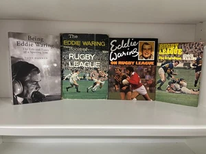Eddie Waring Rugby League Books Signed Set Hannan Nephew Autograph Sports - Picture 1 of 4