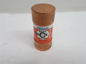 Ferraz Shawmut AJT50, 50 Amp Time Delay Fuse, AJT Series, 600Volt - Picture 1 of 1