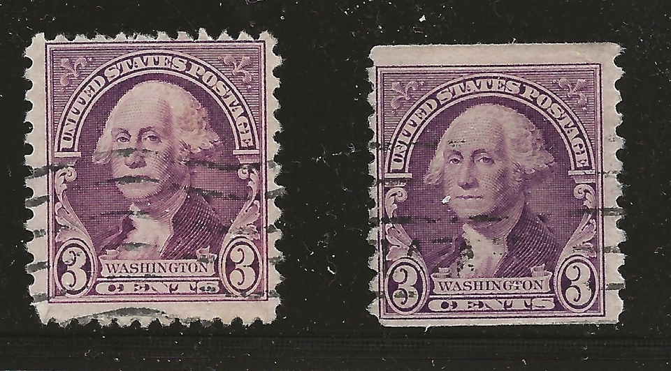 US Scott #720-21, Singles 1932 Washington 3c FVF Used - Image 1 of 1