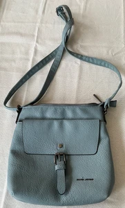 David Jones CrossBody Handbag in Blue/Grey - Picture 1 of 12