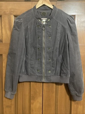 Idra Anthropologie Bomber Pana Bombardero Cremallera Completa Chaqueta Mujer’s Talla 14 NUEVO Foto 1 de 4