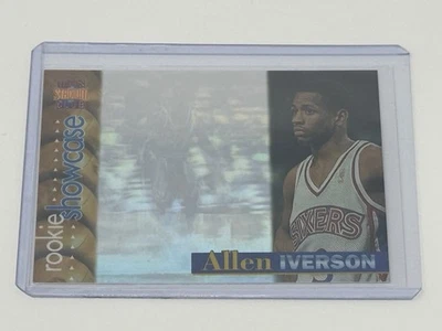 1996-97 TOPPS STADIUM CLUB ROOKIE SHOWCASE ALLEN IVERSON Hologram RC #RS25 - Image 1 of 2