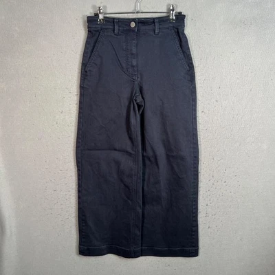 Everlane 女式 00 码裁剪阔腿裤黑色 — 第 1/4 张图片