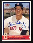 2001 Fleer Red Sox 100th Jim Lonborg Card #39 Autograph Signed Red Sox