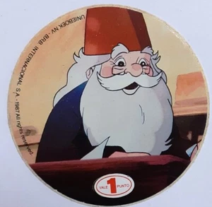VECCHIO ADESIVO / Old Sticker DAVID GNOMO FORMAGGINI INVERNIZZI SUSANNA (cm 8) a - Imagen 1 de 2