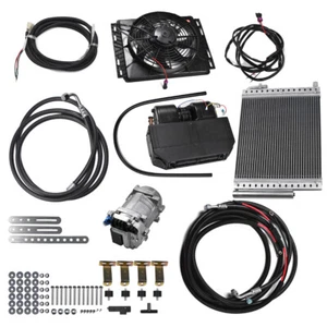 12V Universal Electric Cool&Heat Underdash Air Conditioner DC Auto Car A/C Kit - Foto 1 di 15