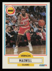 Vernon Maxwell 1990-91 Fleer #72 Houston Rockets Basketball Card - Picture 1 of 2
