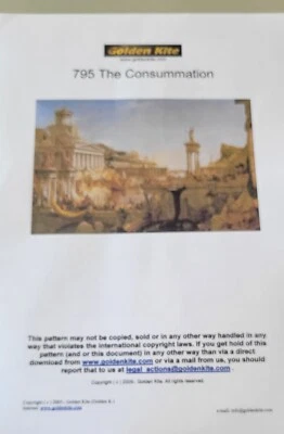 "The Consummation" - Cross Stitch Pattern - Image 1 of 4