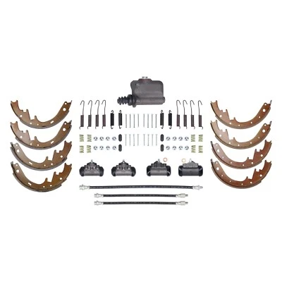 Kit de revisão de freio Deluxe 1955-1956 Ford Cars serve para freios elétricos e manuais - Imagem 1 de 4