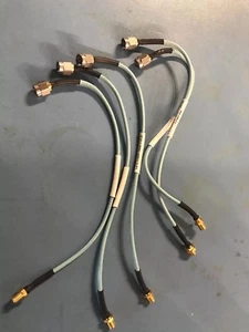 SMA Male Plug- SMP Microwave Test leads, 5 OFF, 200mm low loss PTFE HFE100D coax - Picture 1 of 3