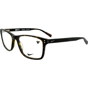 Nike 7246 Mens Plastic Eyeglass Frame 212 Matte Tortoise 54-17 - Picture 1 of 5