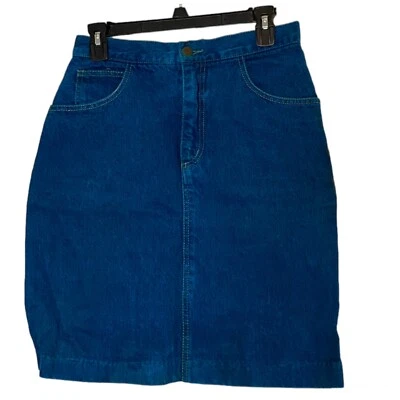 Falda Jeans Guess Paris Años 80 90 De Colección Rara Azul Lavado Ácido Talla Pequeña Algodón Foto 1 de 4