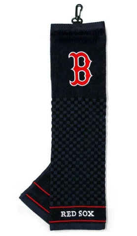 Boston Red Sox 16"x22" Embroidered Golf Towel [NEW] MLB Golfing Cotton Cover