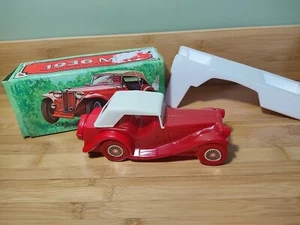 1936 MG T-Series British AVON bottle VINTAGE w/original box and styrofoam insert - Picture 1 of 6