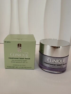 Clinique Repairwear Laser Focus Line Smoothing Cream SPF15 Skin Types 3,4 1.7oz - Image 1 of 3