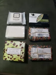 Olive Oil Soap Lot Of 5 Plus Bonus Goat Milk Bar - Picture 1 of 12