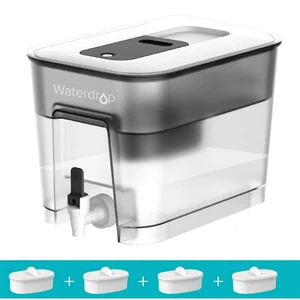200-Gallon Long-Life 20-Cup Water Filter Dispenser with 4 Filter, by Waterdrop - Bild 1 von 6