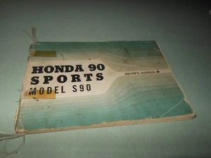 Honda OEM 90 SPORTS MODEL S90 Owner's Driver's Manual - Picture 1 of 6