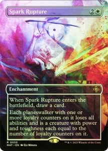 Spark Rupture FOIL BORDERLESS - 0055 - Rare - Aftermath MAT MTG - Picture 1 of 1