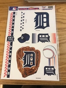 Wincraft MLB Detroit Tigers 11" x 17" Sheet of Window Clings, NEW - Picture 1 of 1