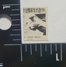 1950 R423 Game Strip Cards Orange Back Frank Frisch #32