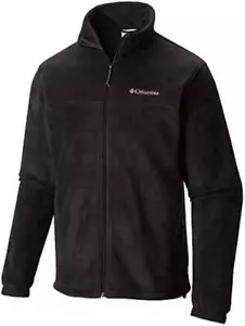 Columbia Mens XL Black Mount Grant Fleece Full Zip Jacket NEW - Picture 1 of 1