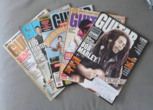 Guitar World Magazine Lot of 5 Bob Marley Hendrix Beatles Foo Fighter 25th Anniv - Picture 1 of 10