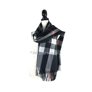 Black Cashmere Scarf Shawl Stole Wrap Throw 100% Pashmina Nepalese Handmade - Imagen 1 de 6