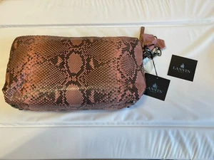 **75% OFF** Lanvin Amalia Snake Skin Clutch Bag Small RRP: £1,400 - Picture 1 of 11