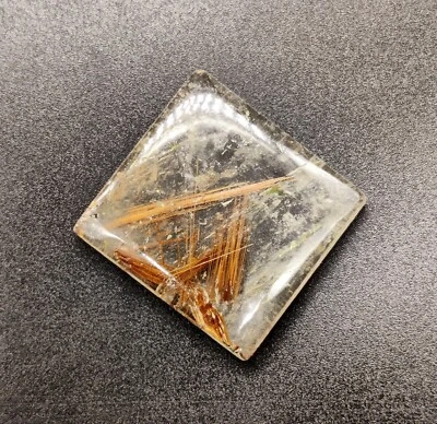 Natural Golden Routile Gemstone Cabochon Top Quality Rutile Square Shape Big - Image 1 of 3