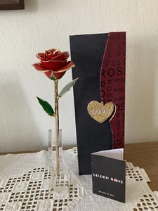 Rose, Vergoldet, Gilded Rose - Bild 1 von 6