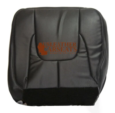 Cubierta de asiento de cuero gris para Dodge Ram 1500 Power Wagon 2003 parte inferior del lado del conductor Foto 1 de 4