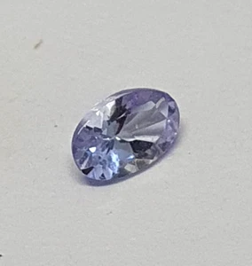 Piedra preciosa ovalada lavanda tanzanita... 0,2 quilates 5 x 3 mm - Imagen 1 de 3