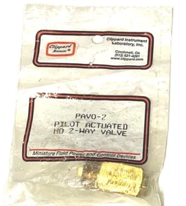 CLIPPARD PAVO-2 / PAVO2 PILOT ACTUATED NO 2-WAY VALVE (NEW IN PACAGING) - Picture 1 of 1