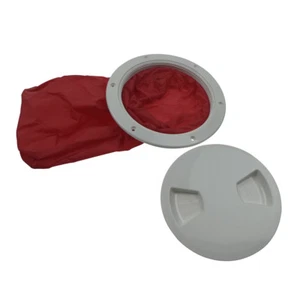 ESCOTILLA DE INSPECCIÓN / CUBIERTA DE ALCANTARILLA con BOLSA DE SUJECIÓN DE NAILON BLANCA 205 mm BOLSA INSPWHBAG - Imagen 1 de 5