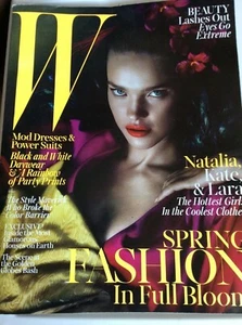 W Magazine Glossy Springtime Fashion in Bloom Dior Chanel Gucci Calcin March '13 - Picture 1 of 5