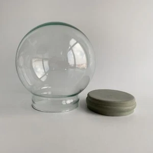 45/65/80/100/120 mm Durchmesser Zum Selbermachen leere Glas Schneekugel Deko Geschenk Zubehör - Bild 1 von 24