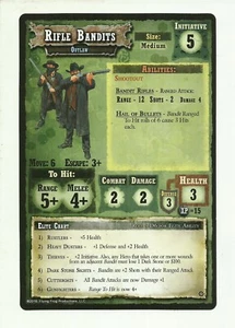 FFP - SHADOWS OF BRIMSTONE, RIFLE BANDITS PROMO ENEMY CARD (DICEFEST 2018) - Picture 1 of 1