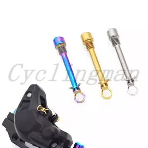 2 PIEZAS Tornillos de fijación de titanio de freno de disco hidráulico para bicicleta M4x26 mm - Imagen 1 de 7