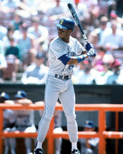 1989 KEN GRIFFEY JR Seattle Mariners ROOKIE ACTION Glossy Photo 8x10 PICTURE!