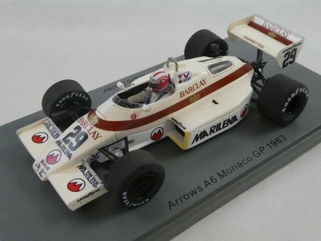 Spark Arrows A6 #29 Marc Surer Monaco GP 1983 1/43 S5784