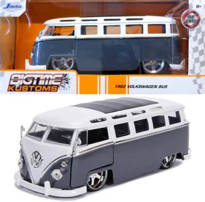 1962 Volkswagen Bus Gris Blanco Gris Blanco VW 1:24 Jada Juguetes 99024 - Imagen 1 de 1