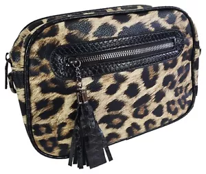 Handtasche Leopard Clutch - Aktuelle Mode Leopardenmuster - Bild 1 von 4