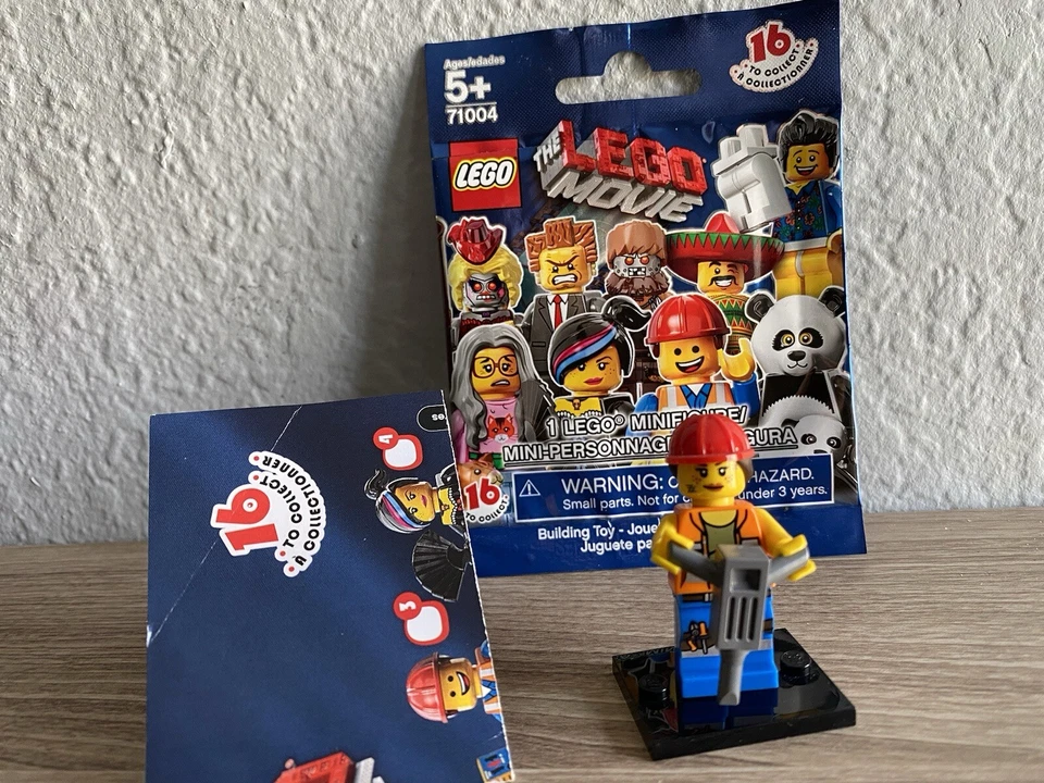 LEGO 71004 The LEGO MOVIE GAIL the CONSTRUCTION WORKER MINIFIGURE CIB - Image 1 of 1